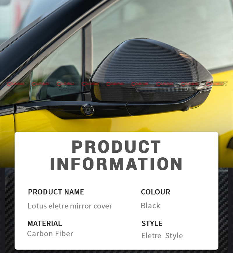 tampa do espelho oem lotus eletre