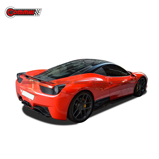 Spoiler traseiro de fibra de carbono Novitec Rosso para Ferrari 458