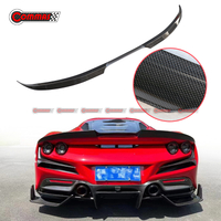 Asa de spoiler traseiro de fibra de carbono estilo Mansory para Ferrari F8