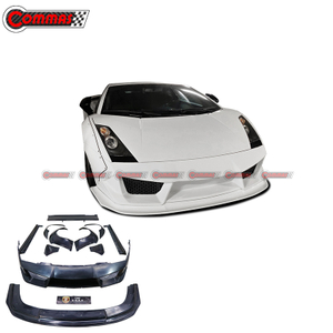 Kit de corpo largo de fibra de carbono estilo LB para Lambroghini Gallardo LP540