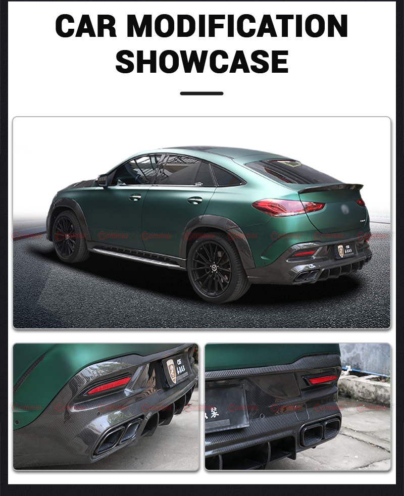 difusor traseiro topcar para mercedes benz gle