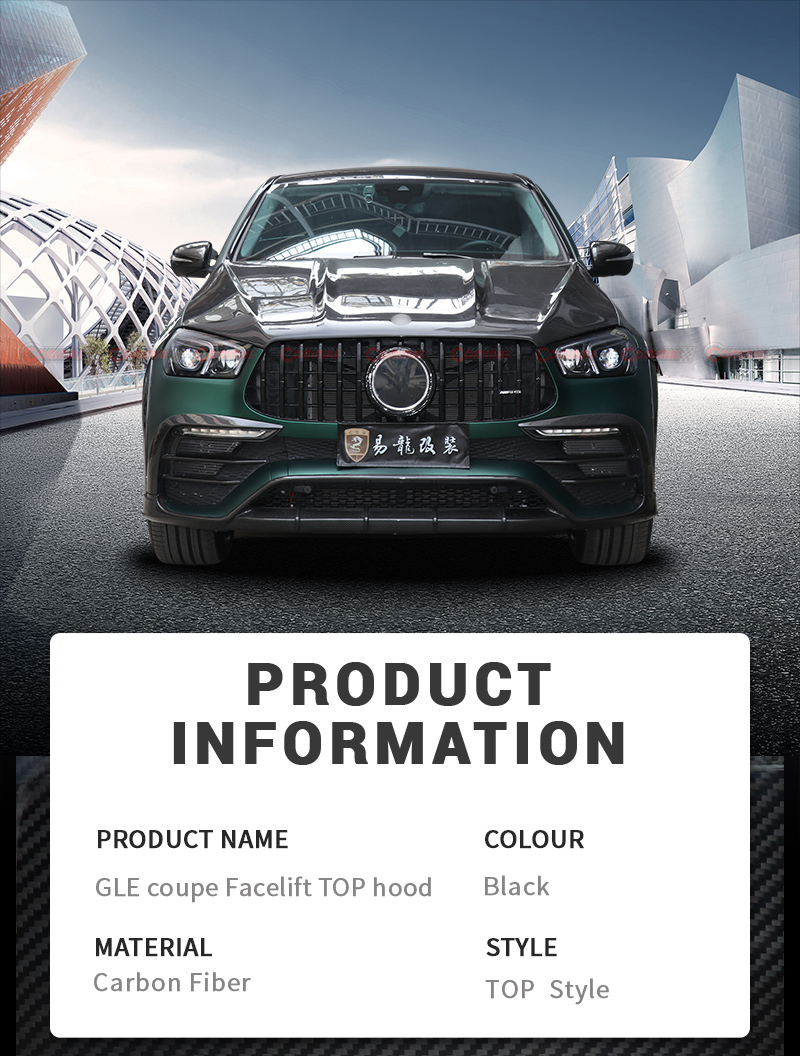 tampa do motor estilo topcar mercedes benz gle