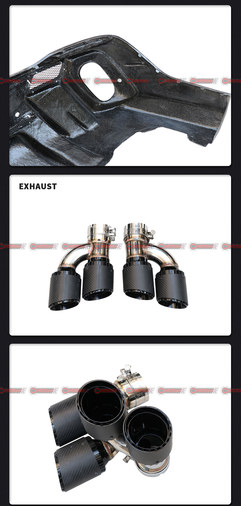 mercedes benz gle larte difusor traseiro