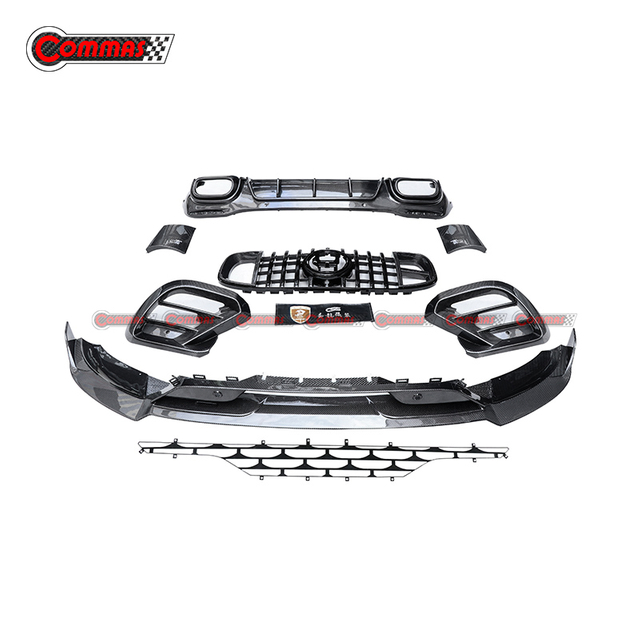 Kit de corpo de fibra de carbono estilo Brabus 800 para Mercedes Benz GLE Coupe 350 450 63
