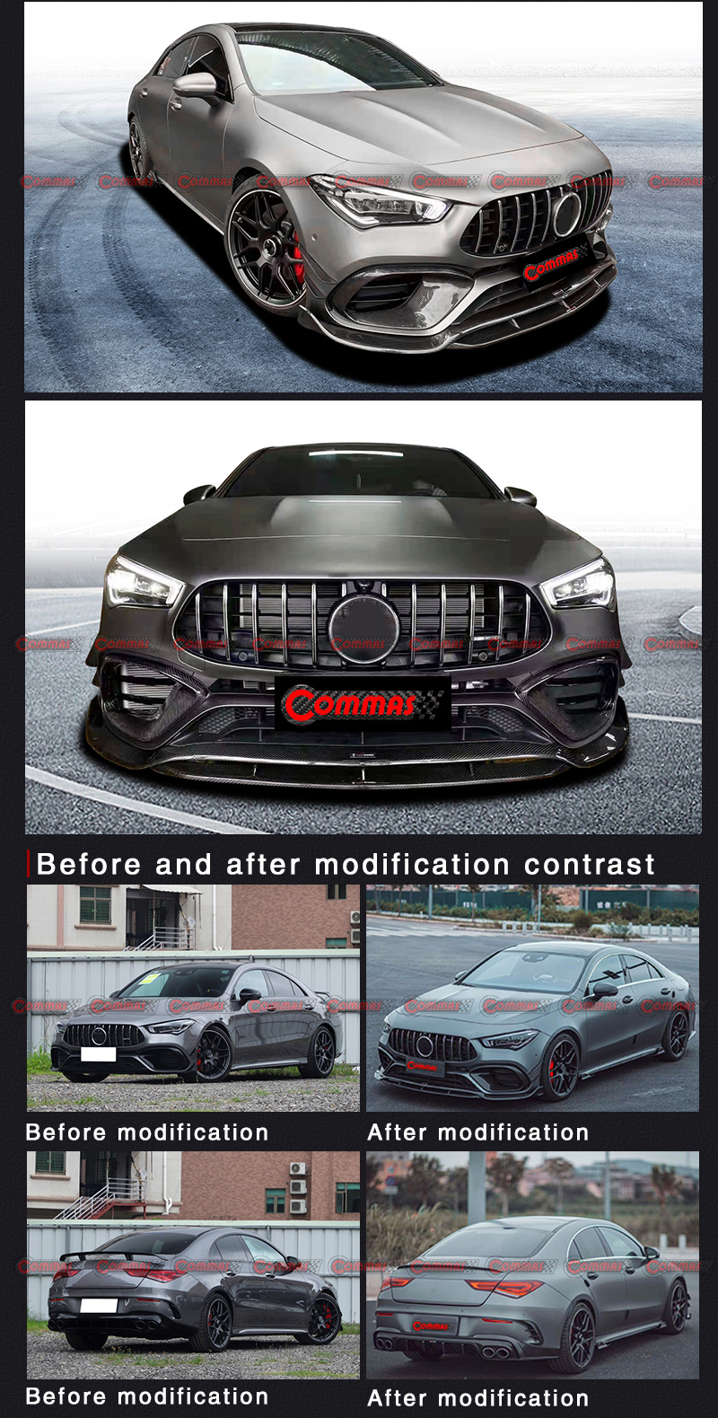 kit de carroceria mercedes benz w118