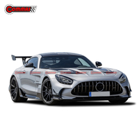 Kit de carroceria de meio carbono estilo série preta para Mercedes Benz AMG GT GTR