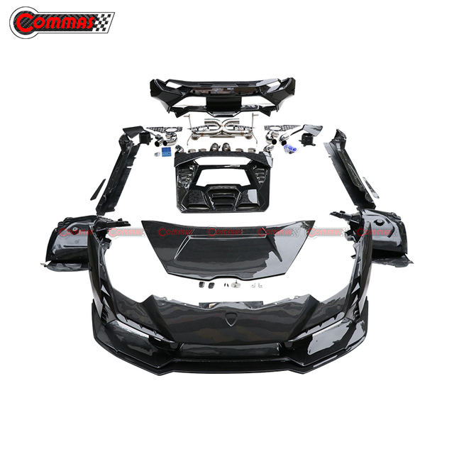 Kit de corpo de fibra de carbono seco Tecnica para Lambroghini Huracan