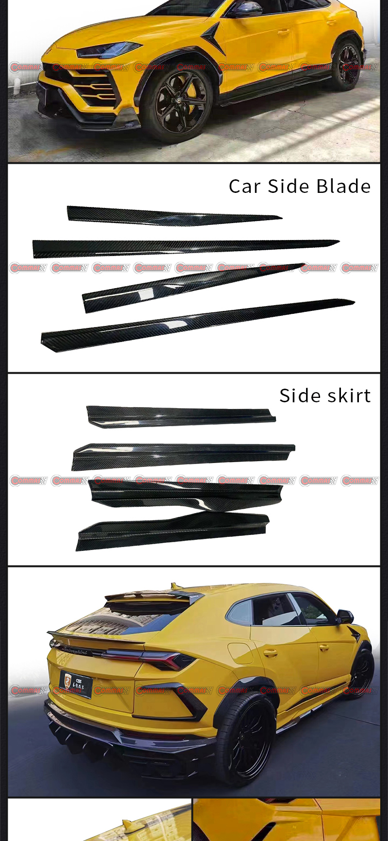 Kit de carroceria estilo Lamborghini Urus Mansory