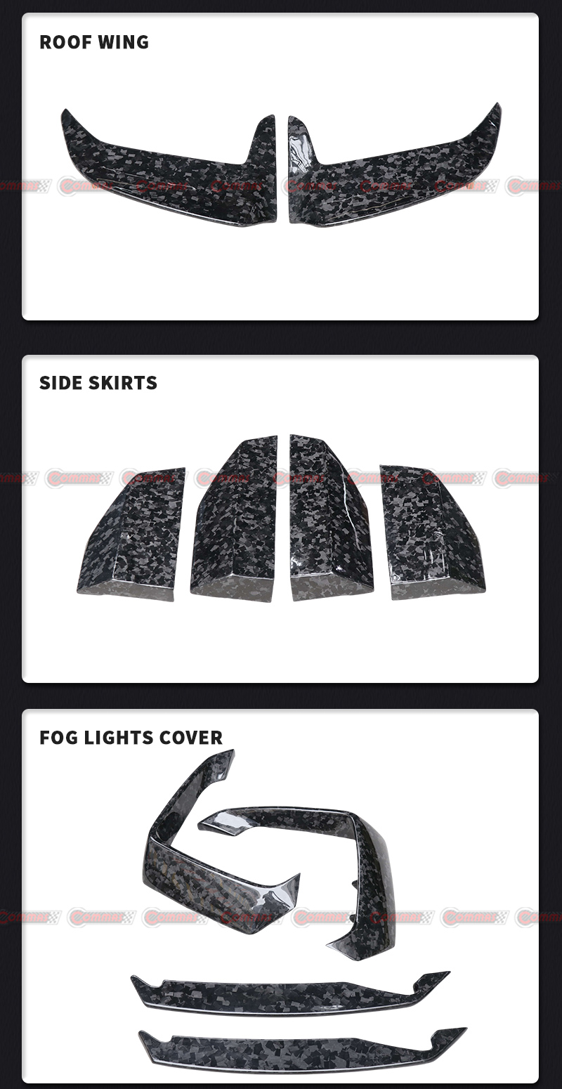 Kit de carroceria em fibra de carbono forjada Audi RSQ8