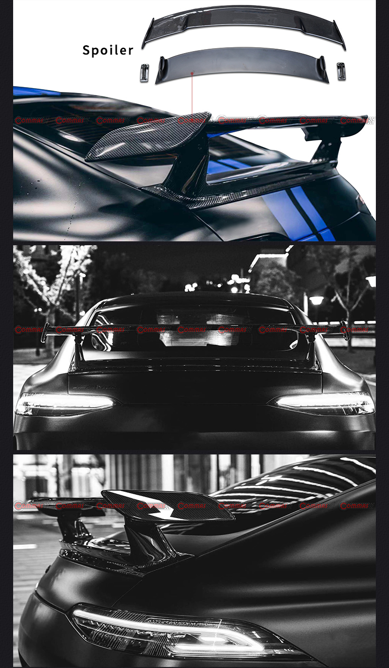 spoiler traseiro estilo gtr mercedes benz amg gt
