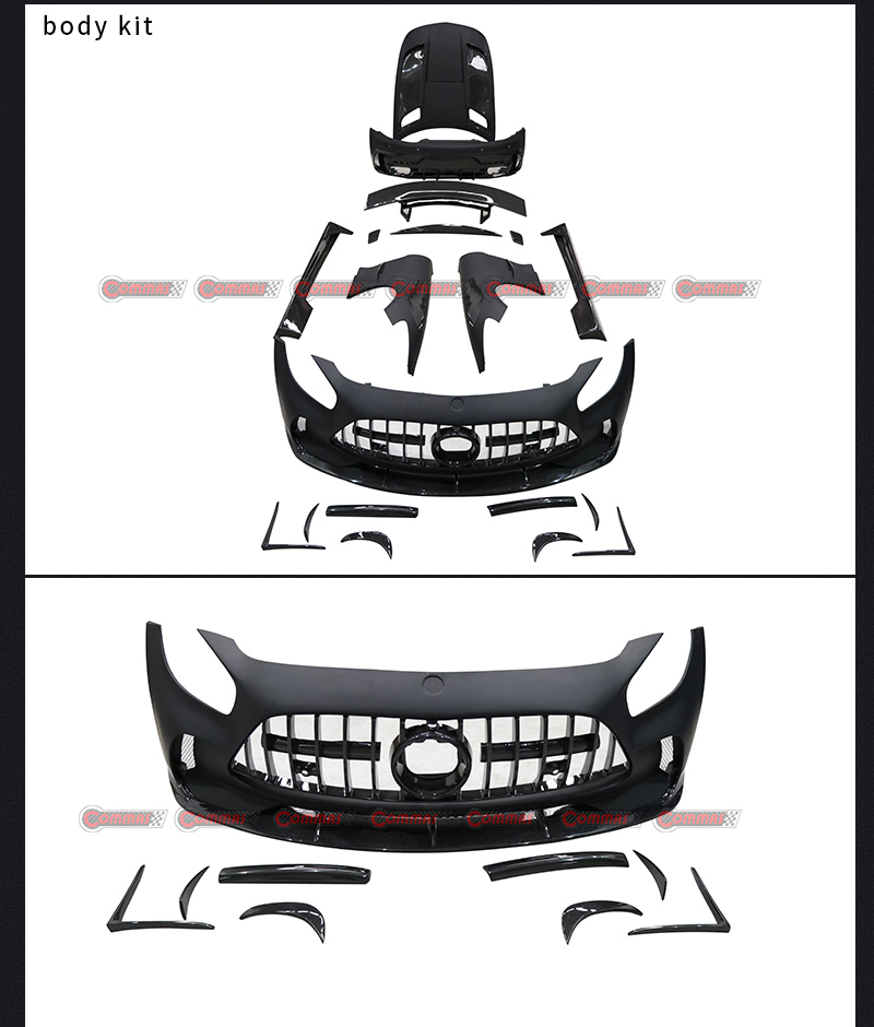 kit de carroceria mercedes benz amg gt s&eacute;rie preta