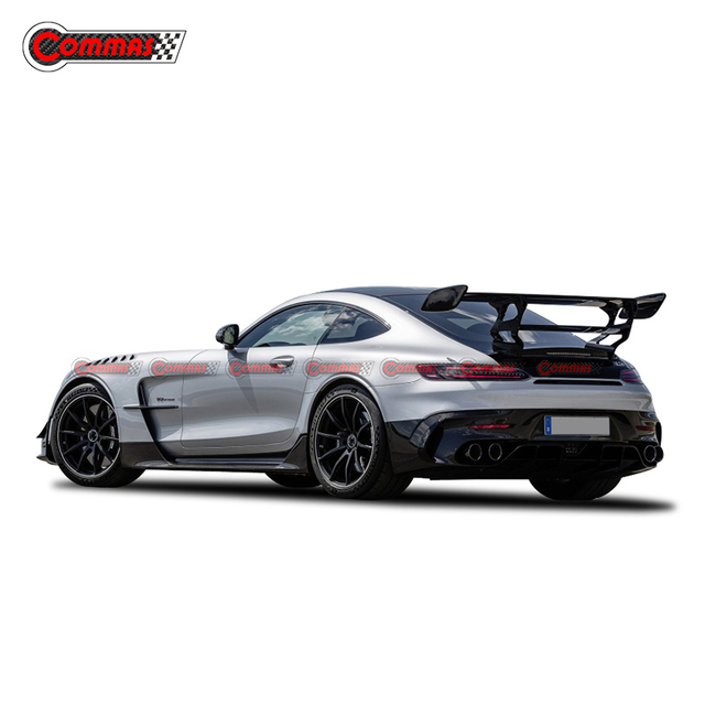 Kit de carroceria de meio carbono estilo série preta para Mercedes Benz AMG GT GTR