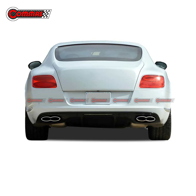 Difusor traseiro de fibra de carbono estilo V8S para Bentley Continental GT 2012-2014