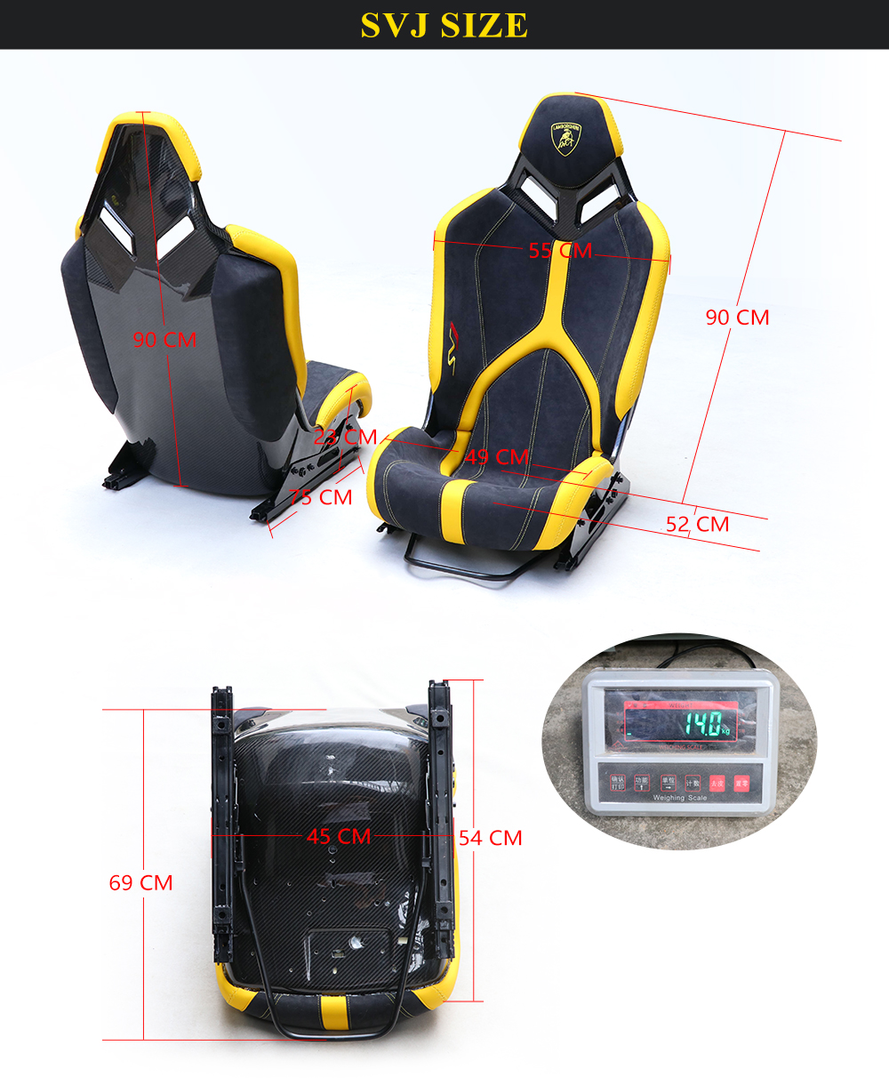 assento lambroghini aventador svj 