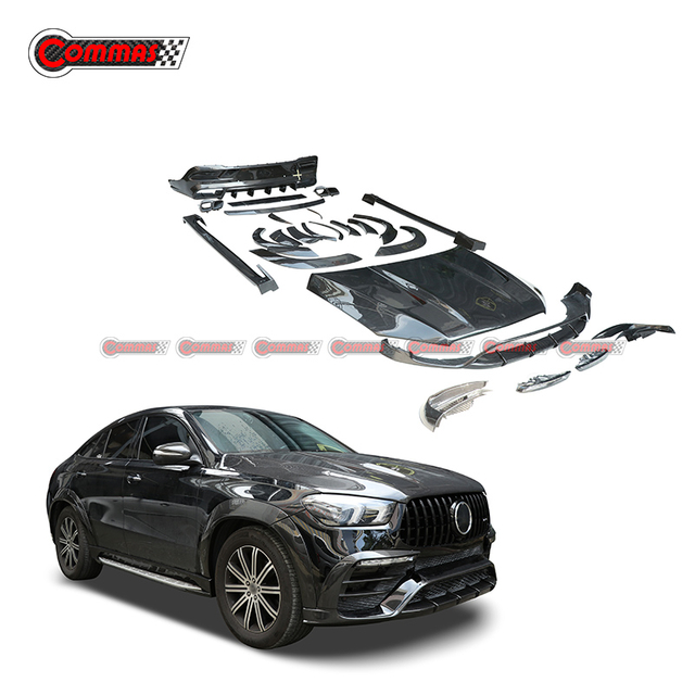 Kit de corpo de fibra de carbono estilo Topcar para Mercedes Benz GLE Coupe C167