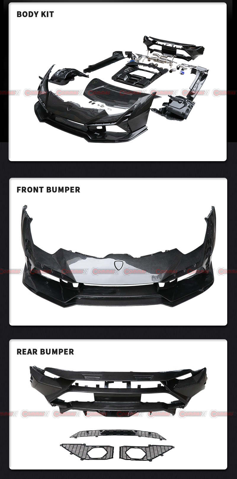 Kit de carroceria Tecnica para Lambroghini Huracan