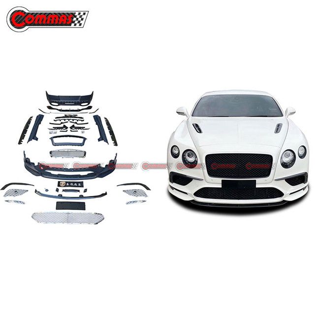 Kit de corpo de material Supersport estilo CF FRP PP para Bentley Continental GT 2012-2015