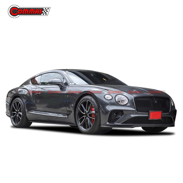 Estilo de carro divisor frontal de fibra de carbono para Bentley Continental GT 2020 edição limitada 