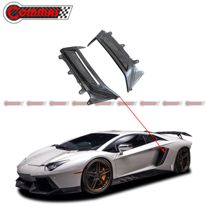 Novitec Style Fibra de Carbono Pára-lama Traseiro Saída de Ar Lateral Aberturas de Entrada Para Lamborghini Aventador Lp700