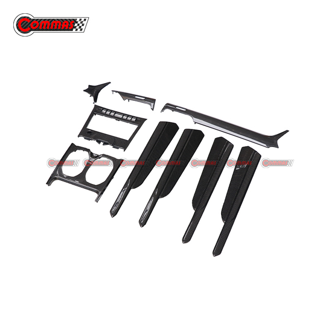 Guarnição de controle central dos interiores do carro da fibra do carbono do estilo do OEM para Lambroghini URUS