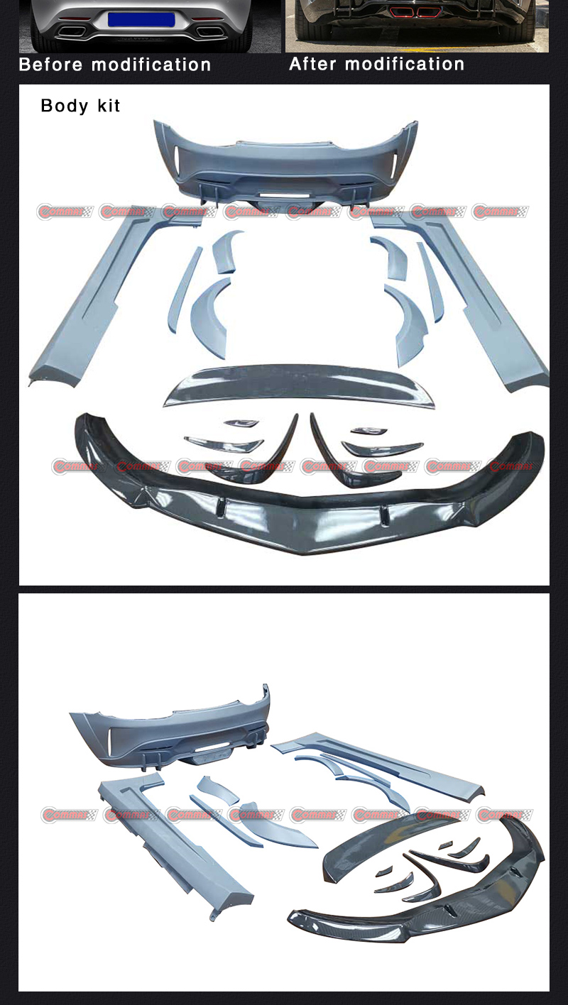 kit de carroceria estilo atarius mercedes benz amg gt