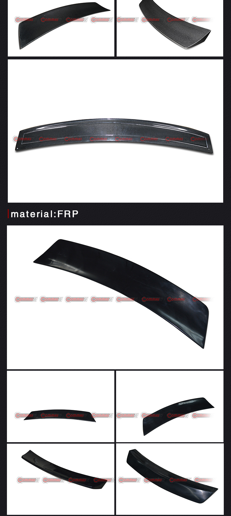 spoiler traseiro estilo pd mercedes benz amg gt