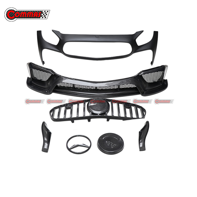 Amortecedor dianteiro de fibra de carbono estilo IPM para Mercedes Benz AMG GT GTS