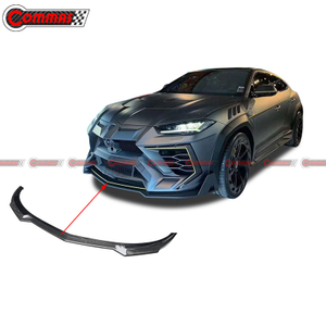 Divisores de para-choque dianteiro estilo Mansory de fibra de carbono para Lamborghini Urus