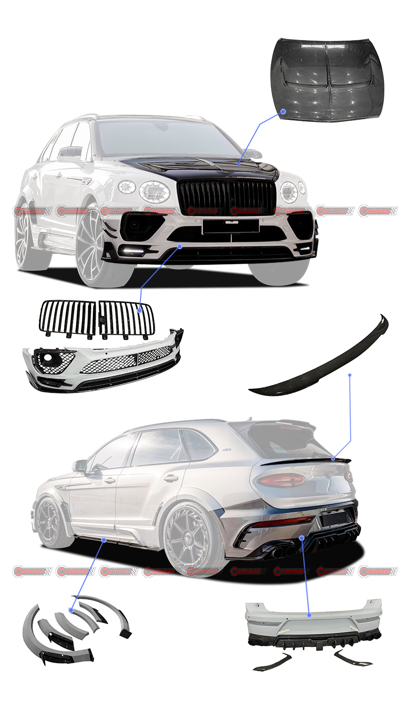 curvado kit de corpo mansory bentayga