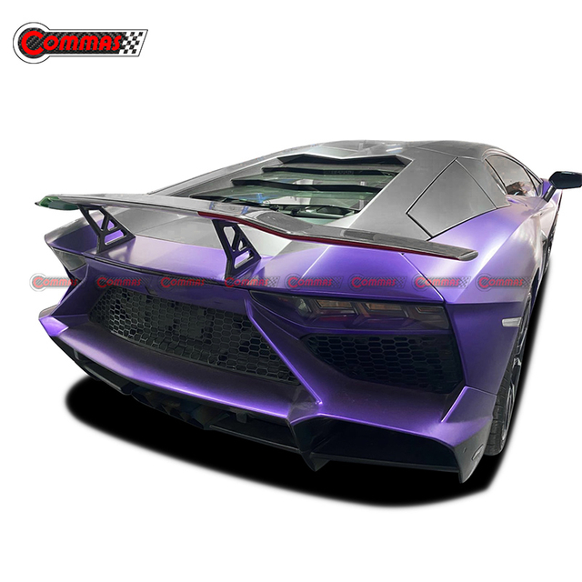 Spoiler traseiro de fibra de carbono estilo Mansory para Lamborghini Aventador Lp700