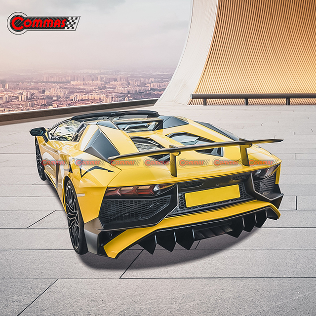 Asa de spoiler traseira estilo Lp750 para Lamborghini Aventador Lp700 Lp720
