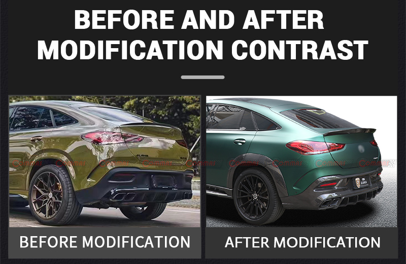 difusor traseiro topcar para mercedes benz gle