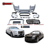 Kit de carroceria de farol de LED com grade dianteira de material PP para Rolls Royce Ghost III