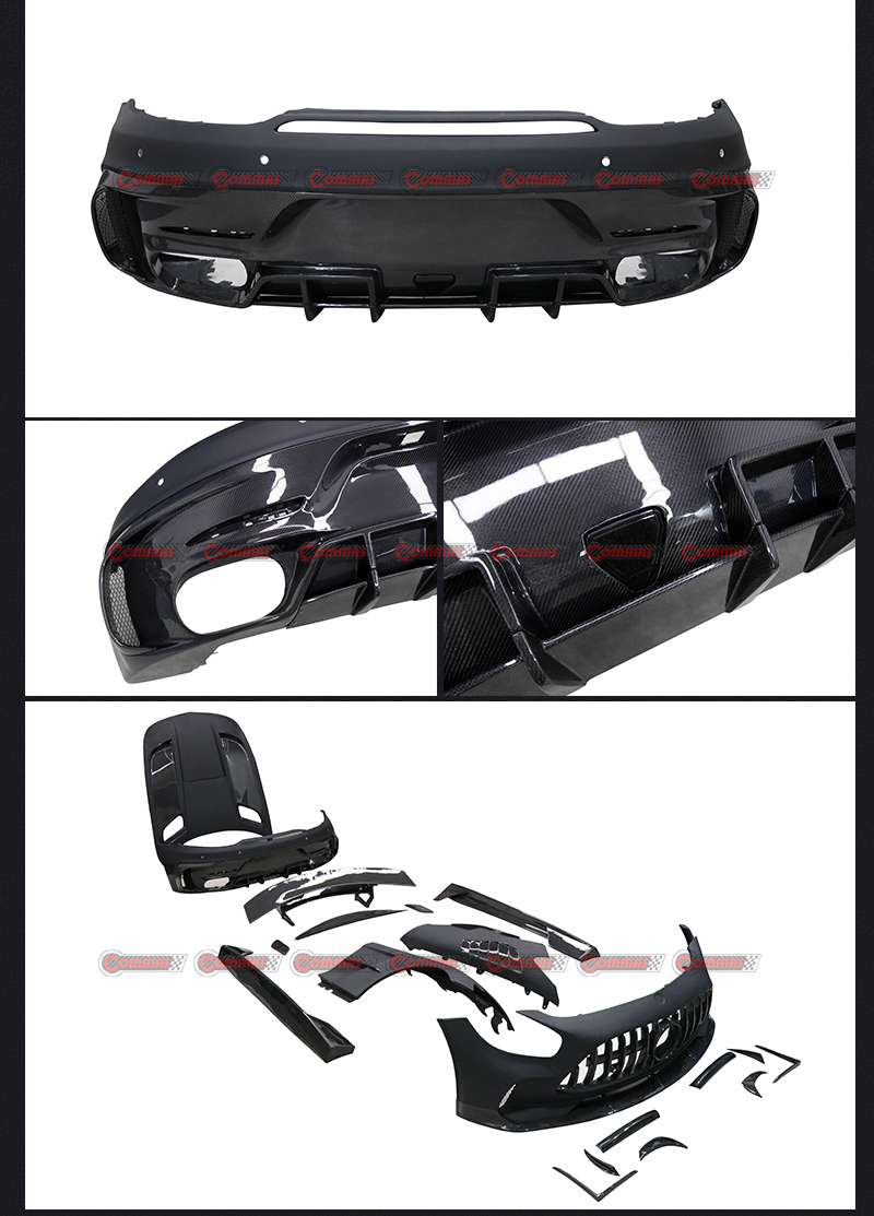 kit de carroceria mercedes benz amg gt s&eacute;rie preta