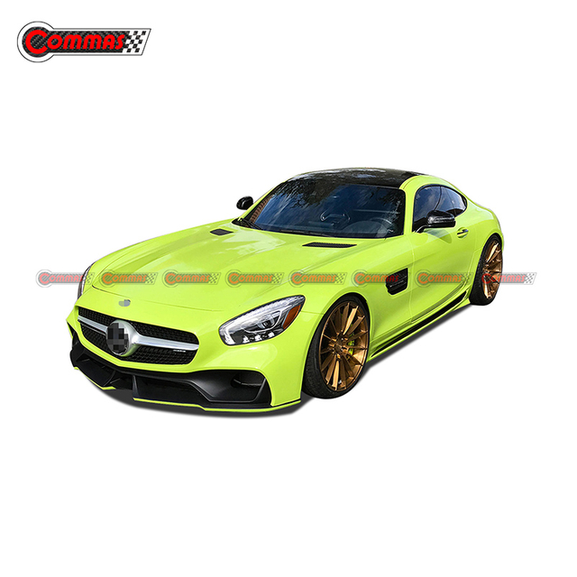 Kit de corpo de fibra de carbono estilo Wald para Mercedes Benz AMG GT GTS