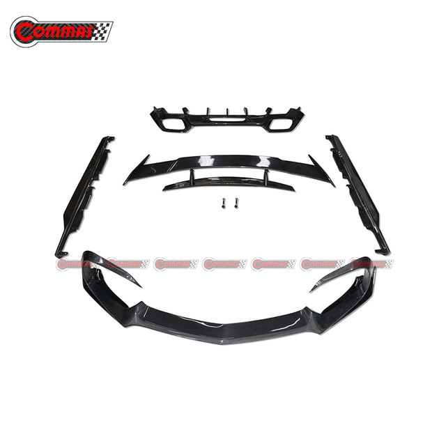 Kit de carroceria em fibra de carbono estilo Renntech para Mercedes Benz AMG GT GTS