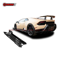 Saias laterais de fibra de carbono estilo Vorsteiner para Lamborghini Huracan LP610 LP580