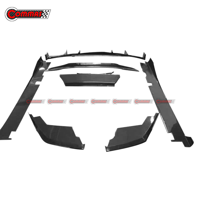Kit de corpo de saias laterais de fibra de carbono estilo DMC para Lambroghini Huracan