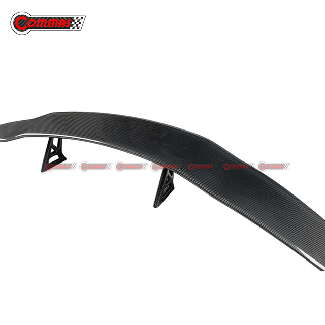 Asa de spoiler traseiro do carro estilo Mansory carbono brilhante 3K para Lambor Huracan Lp610