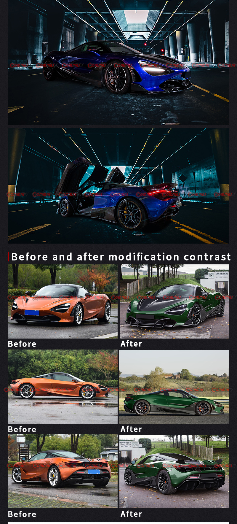 kit de carroceria mclaren 720s topcar