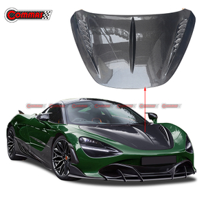 Tampa do motor Topcar de fibra de carbono para Mclaren 720S