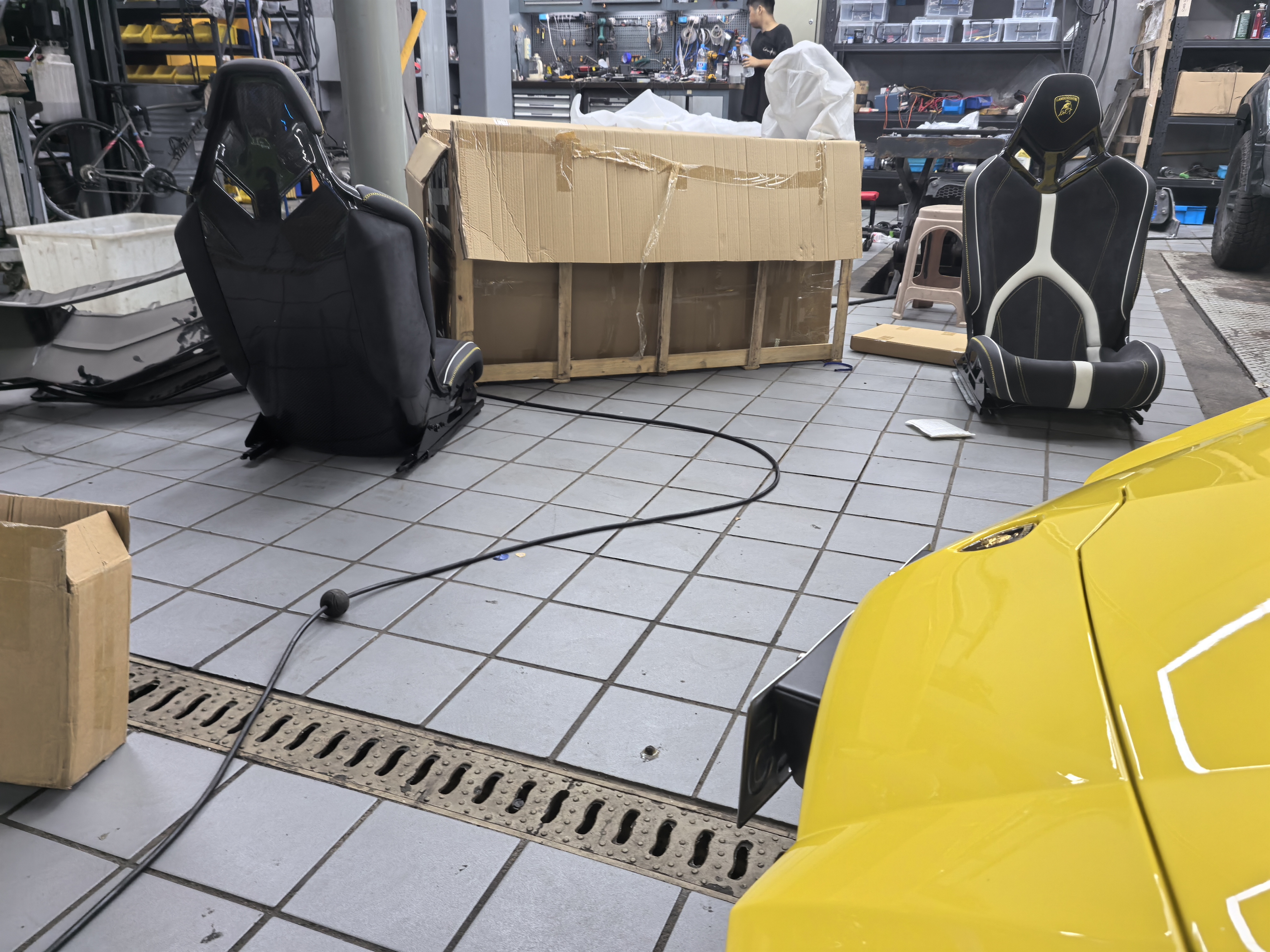 assento lambroghini aventador svj 