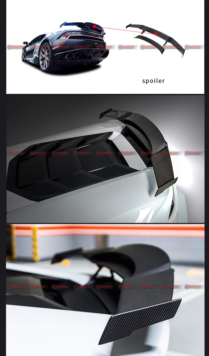 spoiler traseiro md lambroghini huracan
