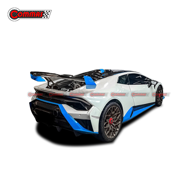 Kit de corpo de fibra de carbono seco estilo STO para Lambroghini Huracan