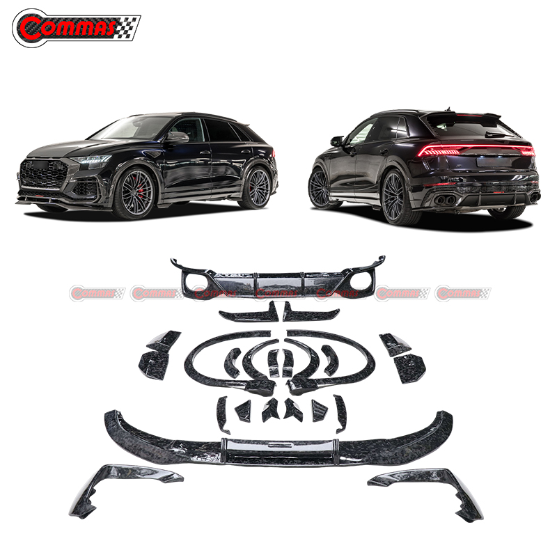 Kit de carroceria em fibra de carbono seca Audi RSQ8