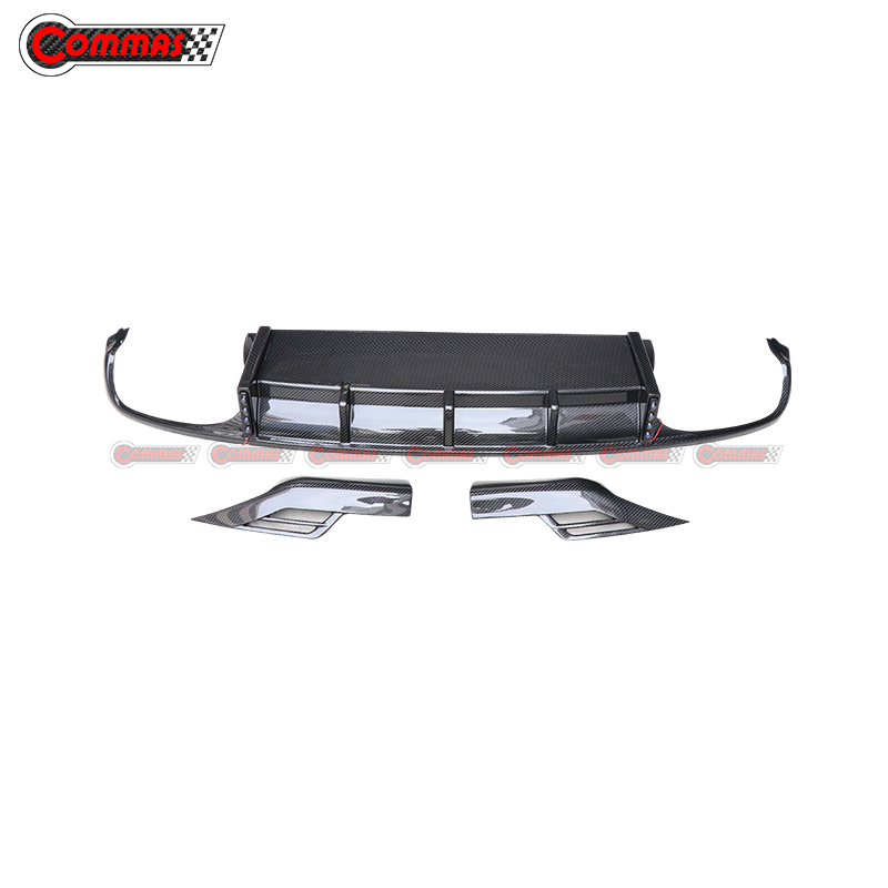 L&aacute;bio difusor traseiro de fibra de carbono seco estilo Bentley Bentayga Larte