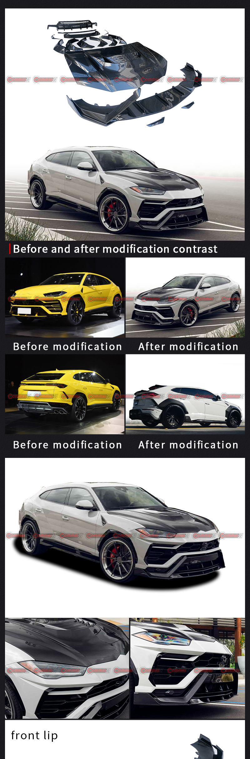 kit de carroceria lambroghini urus vorsteiner