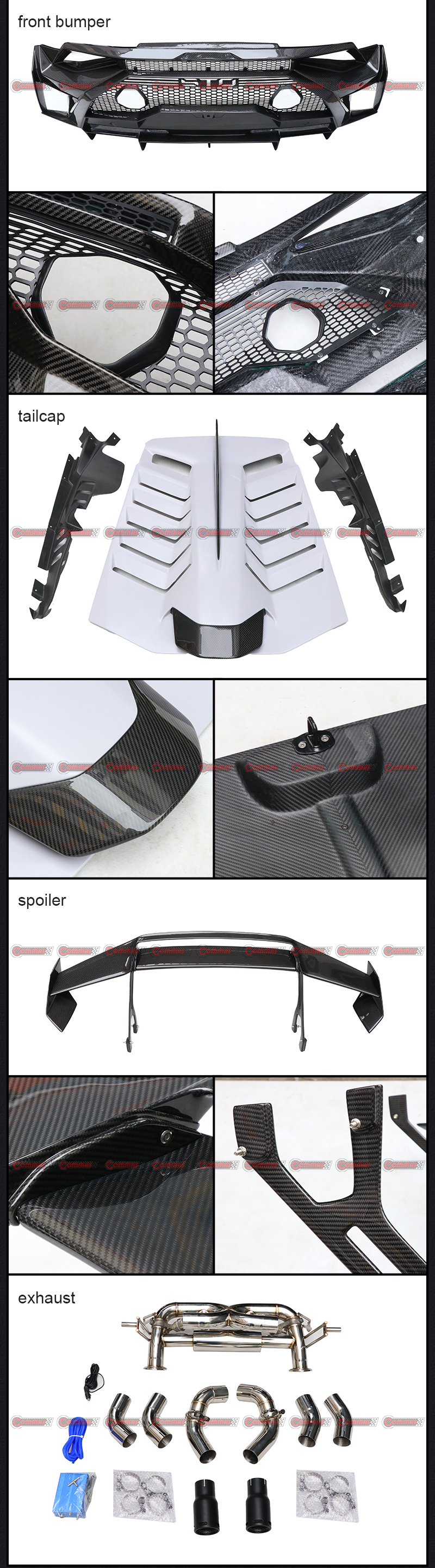 kit de corpo lambroghini huracan