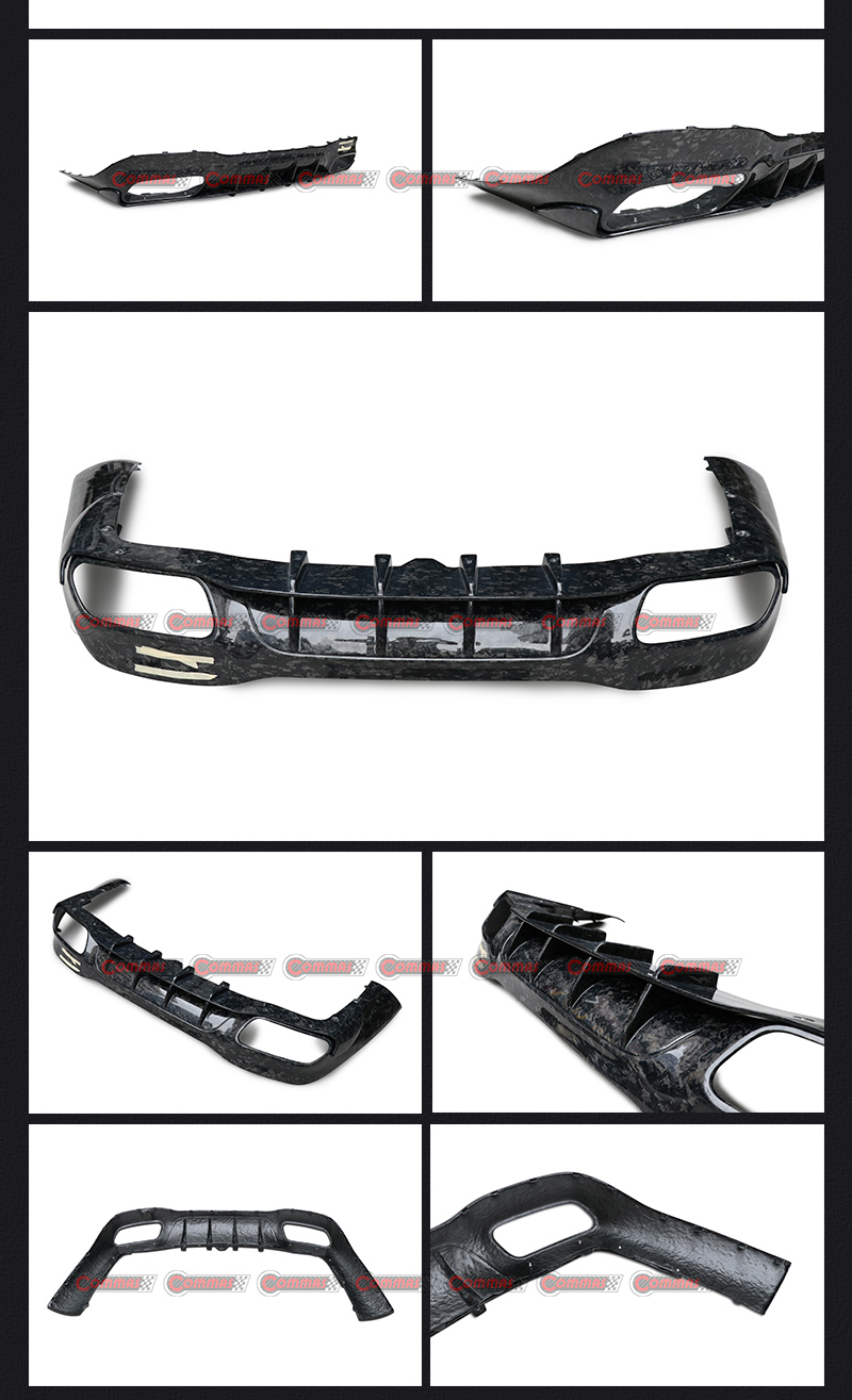 difusor traseiro estilo mt mercedes benz amg gt