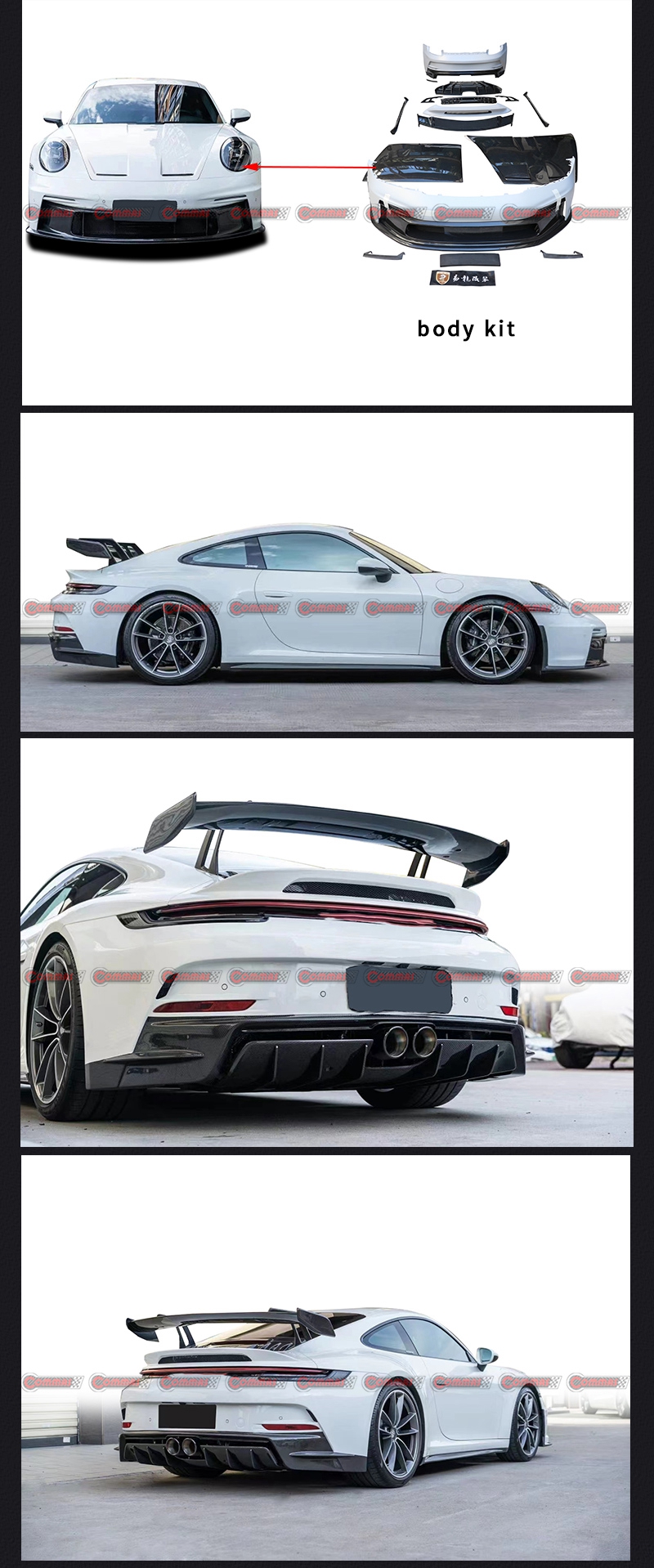 carroceria porsche 911 gt3